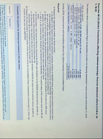 Exerclse 1 8 - 2 3 ( Static ) Transactions