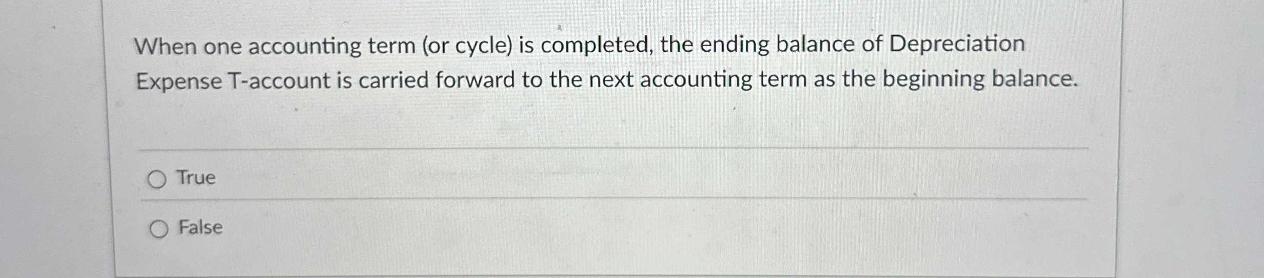 When one accounting term ( or cycle ) is