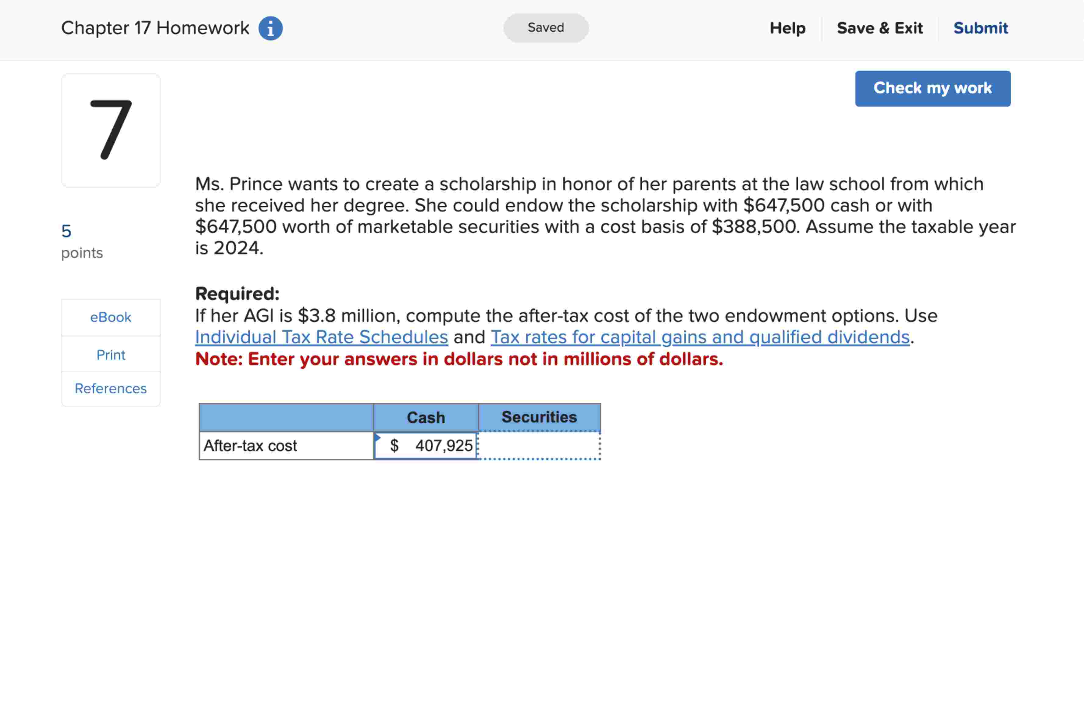 Please solve and show your steps. Thank you! Ms .