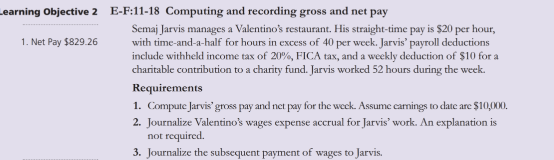 earning Objective 2 E - F: 1 1 - 1 8 Computing