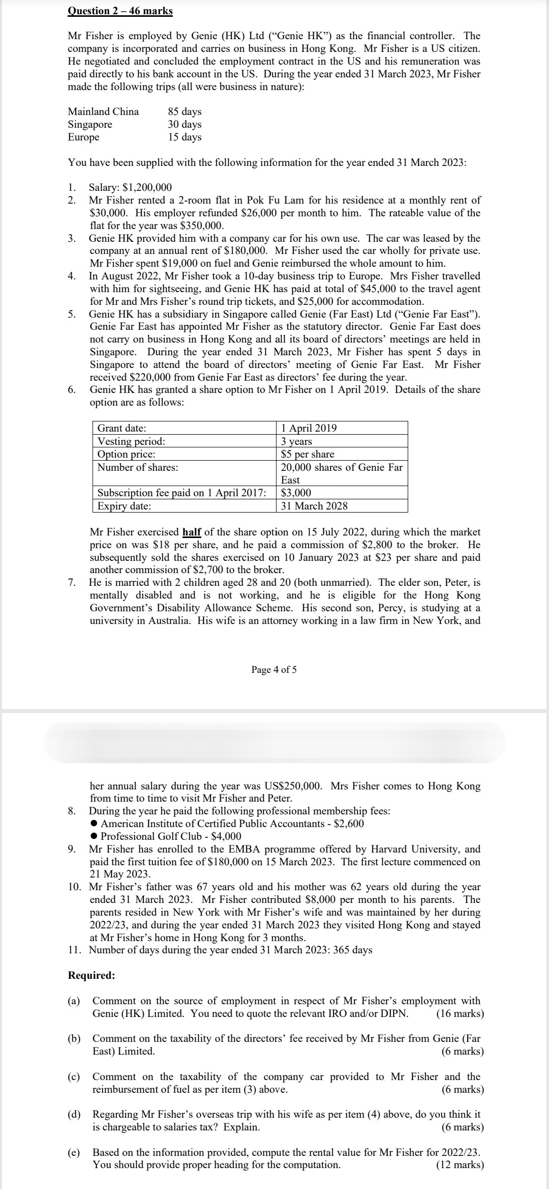 Mr Fisher is employed by Genie ( HK ) Ltd ( Genie