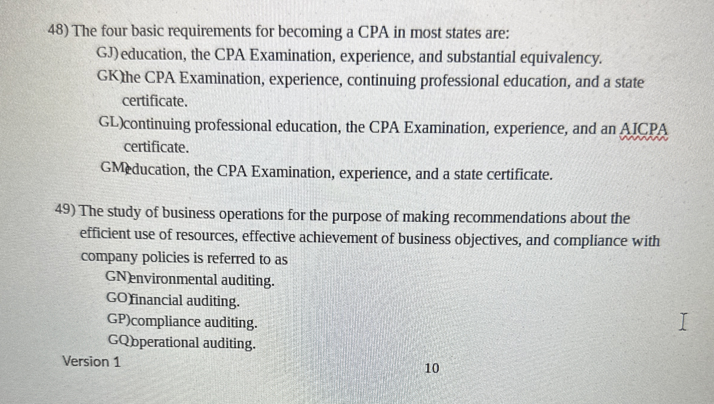 The four basic requirements for becoming a CPA in