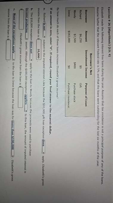 Exercise 4 - 2 6 ( Algorithmic ) ( L . O . 4 )