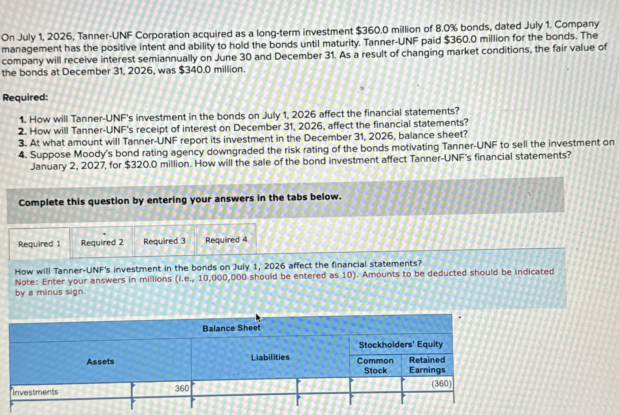 On July 1 , 2 0 2 6 , Tanner - UNF Corporation