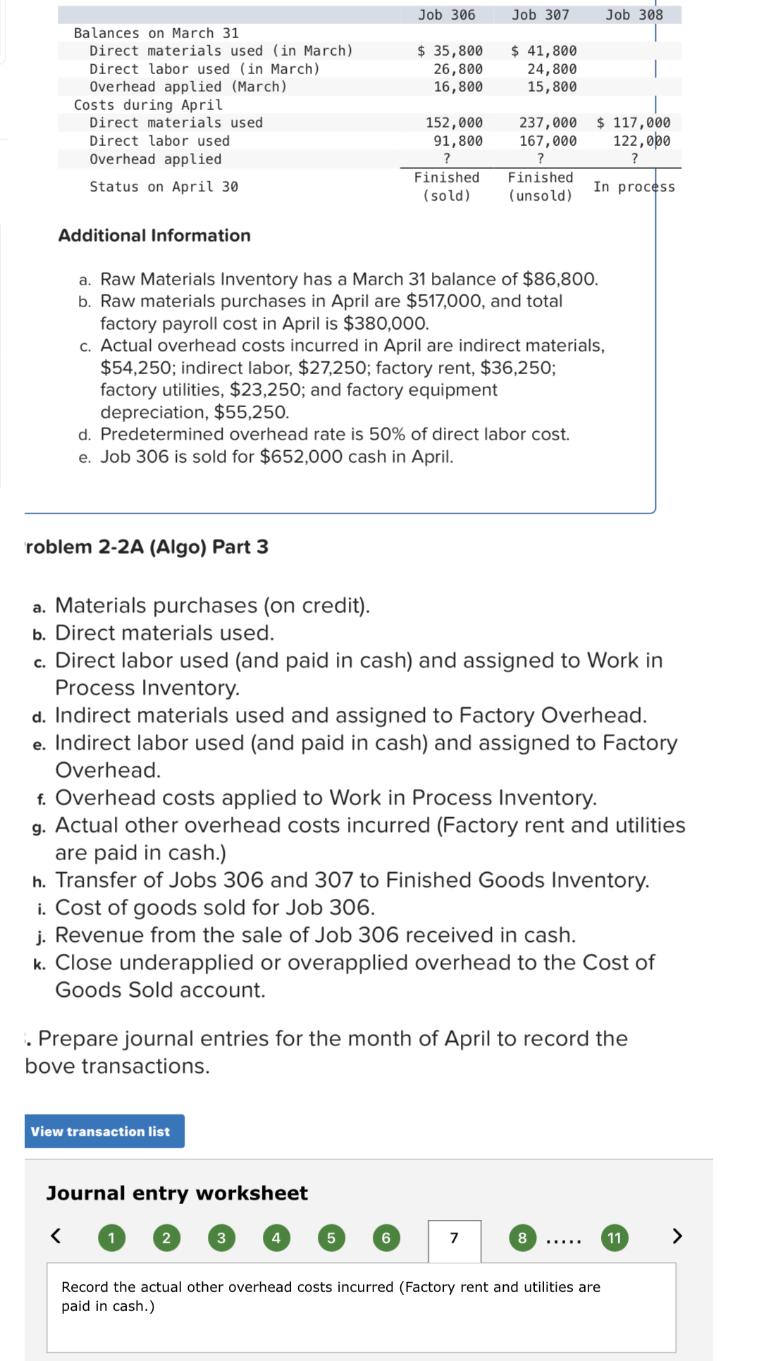 Need help with g , h , i , j , k with