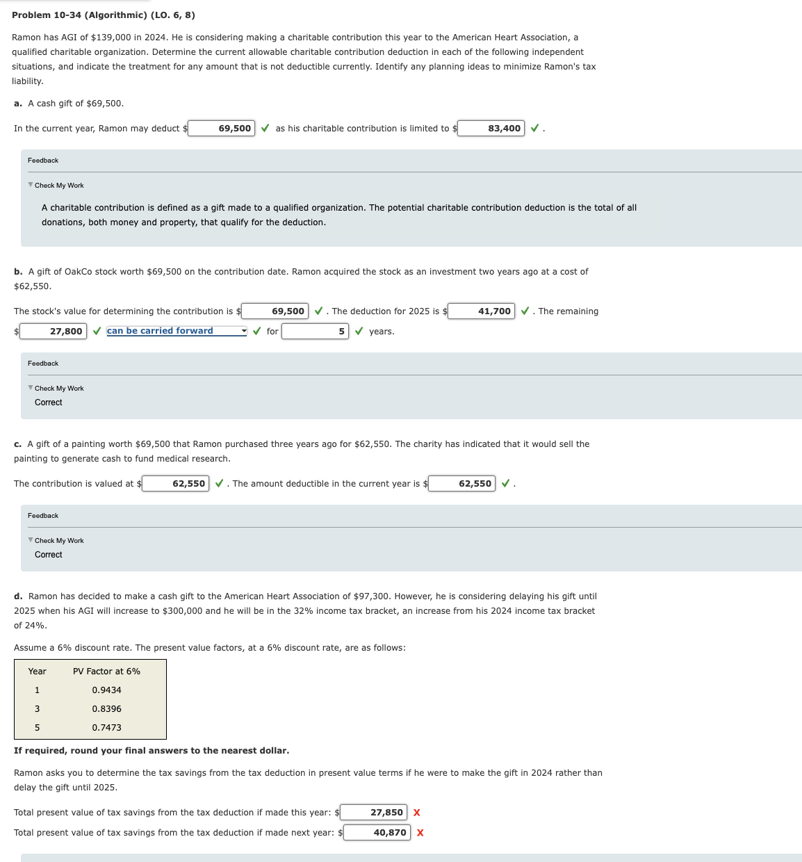 Problem 1 0 - 3 4 ( Algorithmic ) ( LO . 6 , 8 )