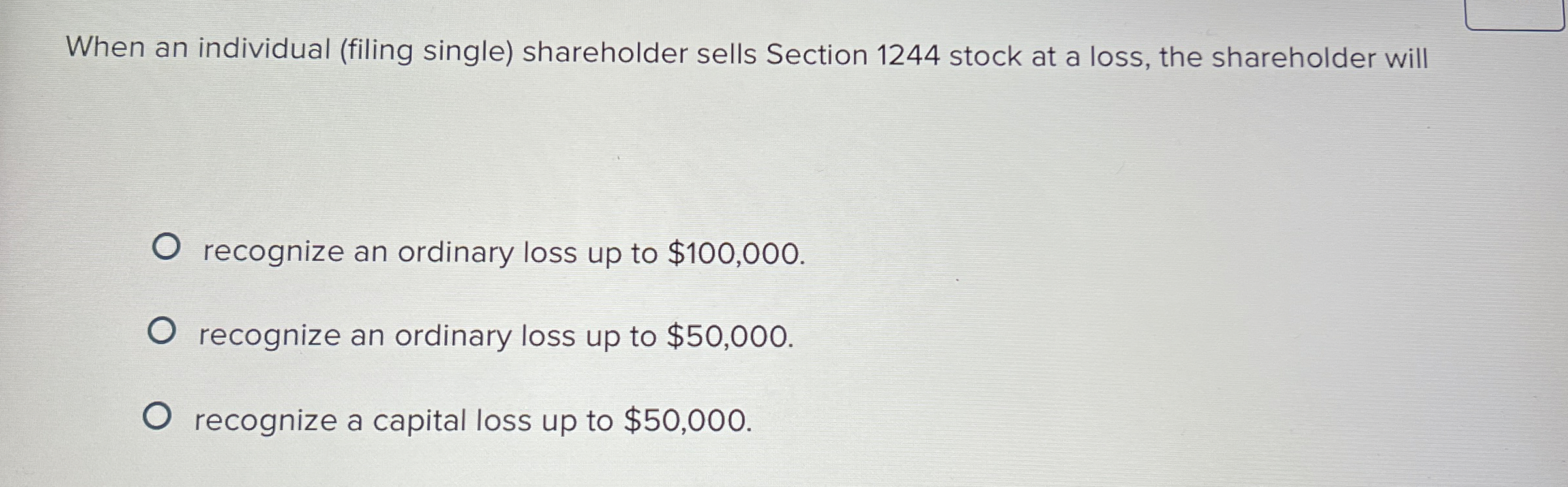 When an individual ( filing single ) shareholder
