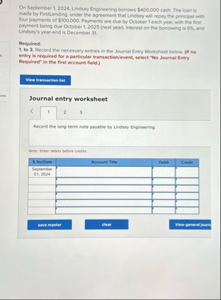 On September 1 , 2 0 2 4 , Lindsey Engineering