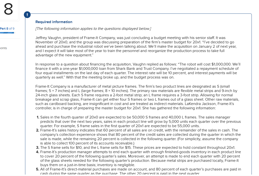 Question 8 . 1 q 5 . All of Frame - It's direct -