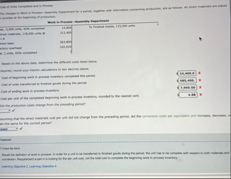 Cont of Uliba Gompleted and in Process in process