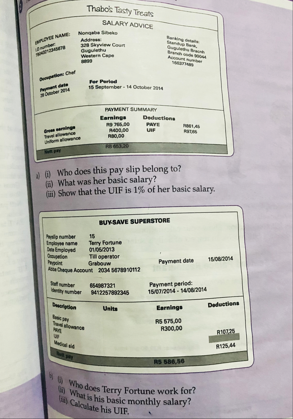 Mothusi has worked for the same firm from 1 May 2