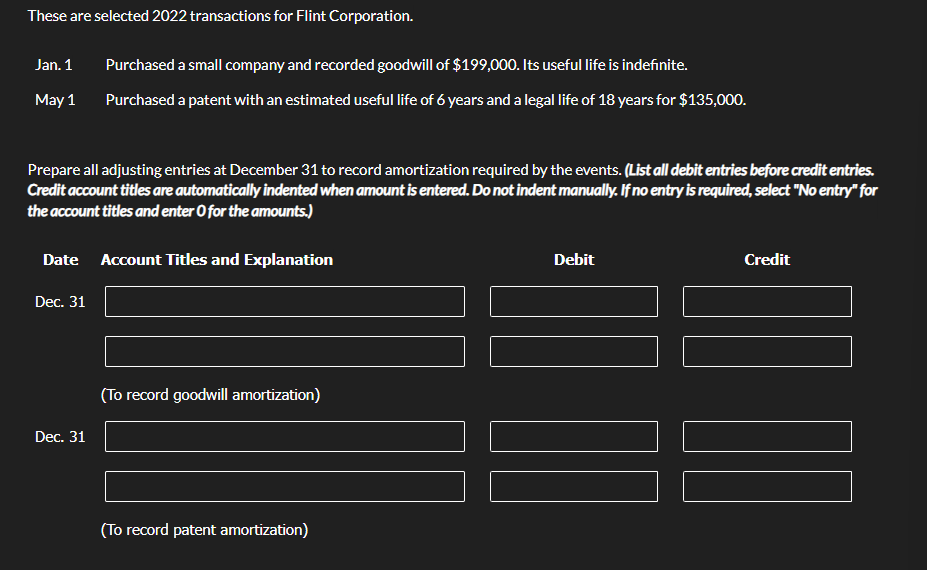 These are selected 2 0 2 2 transactions for Flint