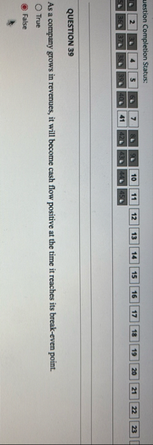 uestion Completion Status: 2 4 5 7 1 0 1 1 1 2 1