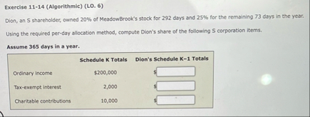 Exercise 1 1 - 1 4 ( Algorithmic ) ( LO . 6 )