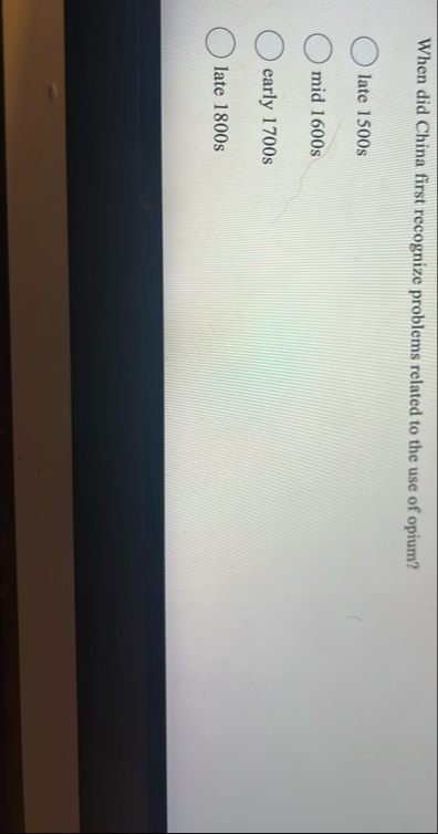 When did China first recognize problems related