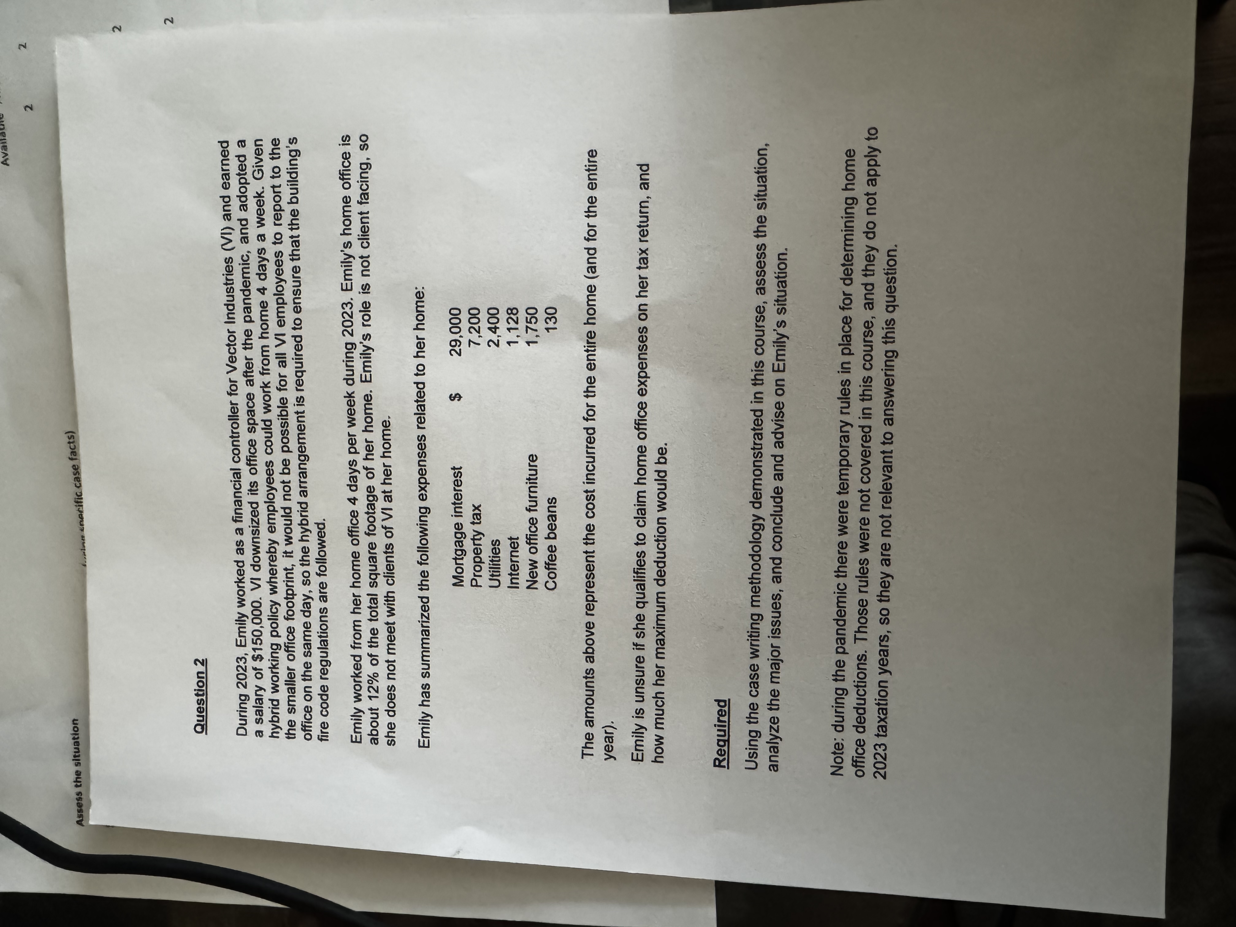 2 2 Assess the situation 2 Question 2 During 2 0