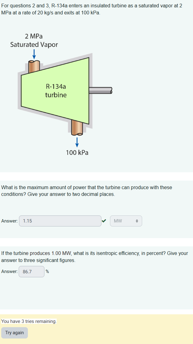 For questions 2 and 3 , R - 1 3 4 a enters an