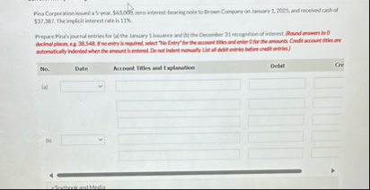 $ 3 7 , 3 8 7 . The implicit interest rate is 1 1
