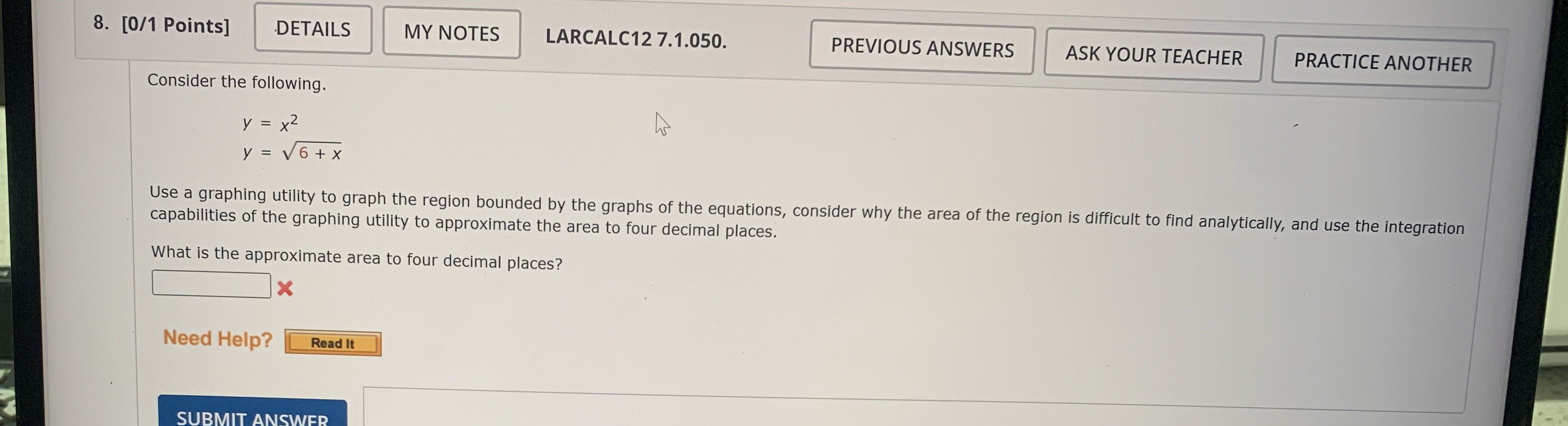 [ 0 / 1 Points ] LARCALC 1 2 7 . 1 . 0 5 0 .