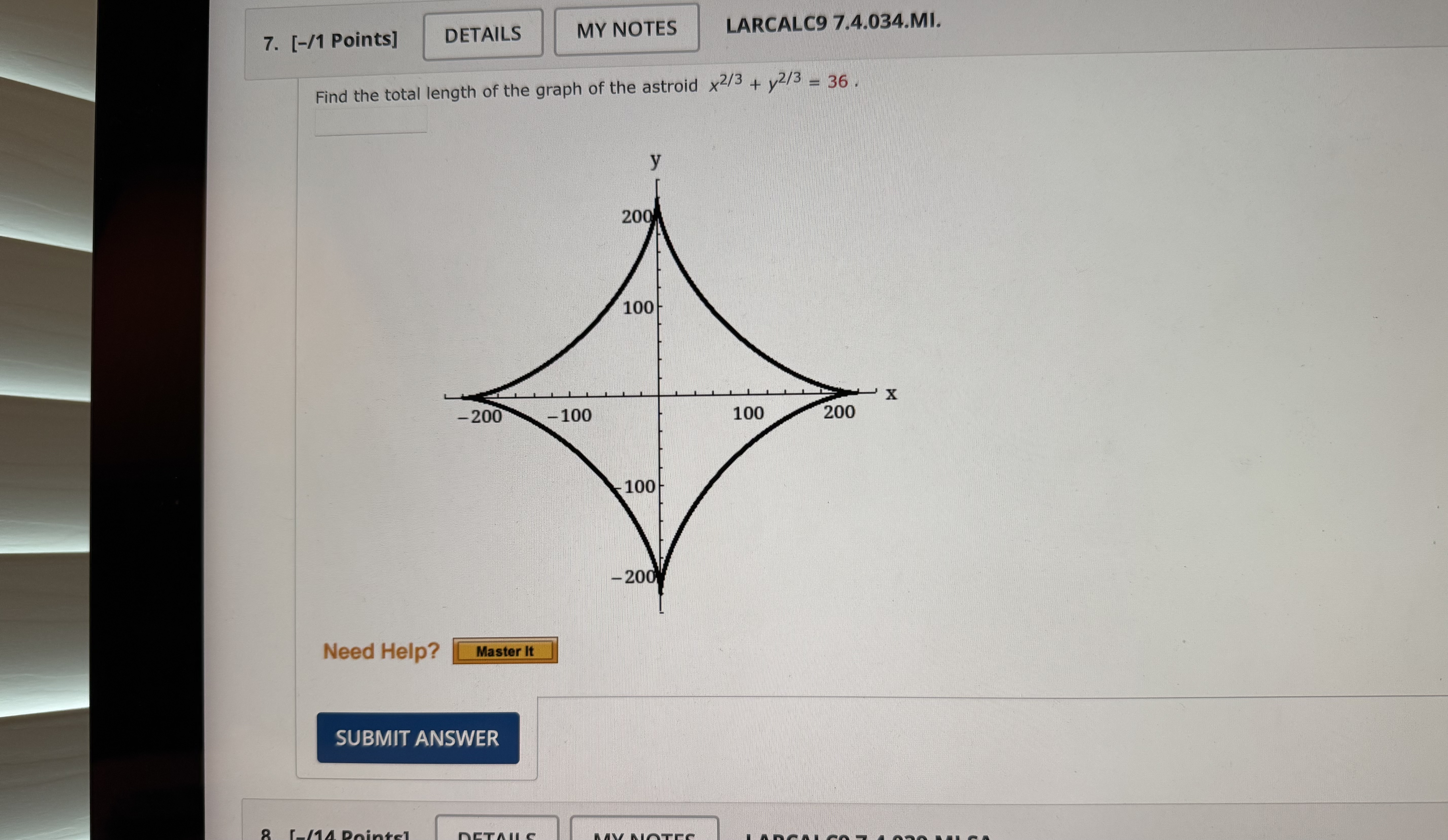 [ - / 1 Points ] LARCALC 9 7 . 4 . 0 3 4 . MI .