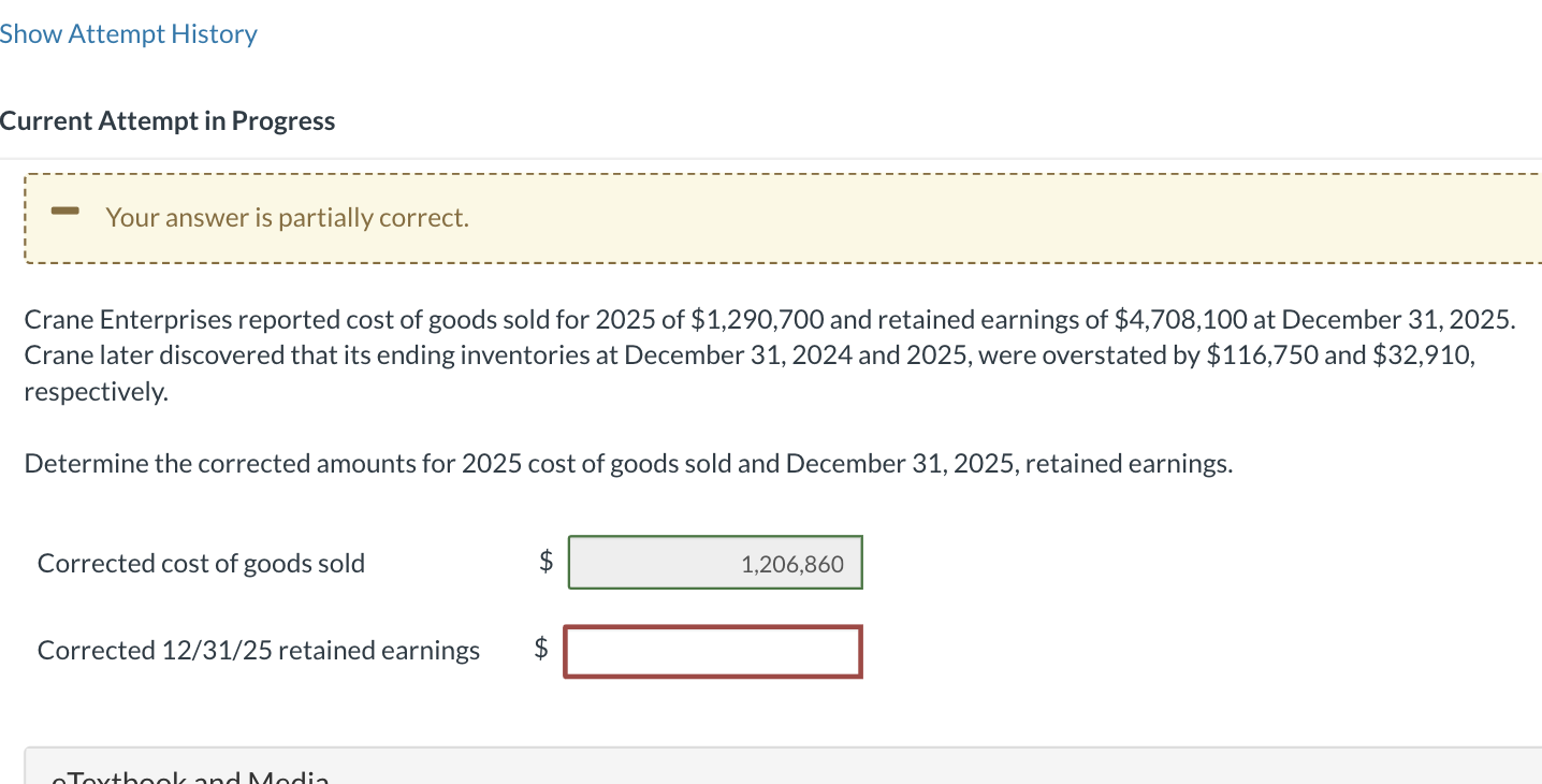 Show Attempt History Current Attempt in Progress