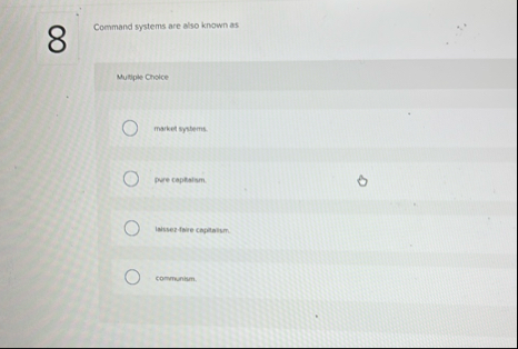 8 Command systems are also known as Muliple