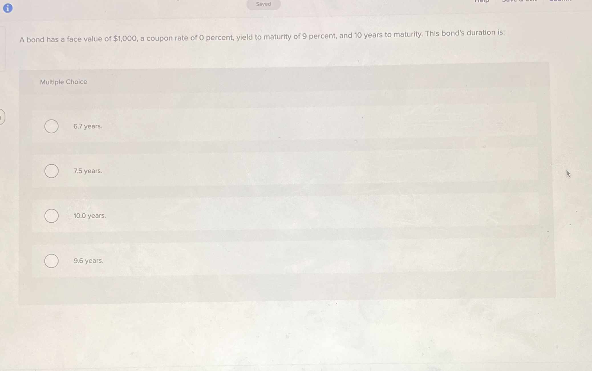 Saved A bond has a face value of $ 1 , 0 0 0 , a
