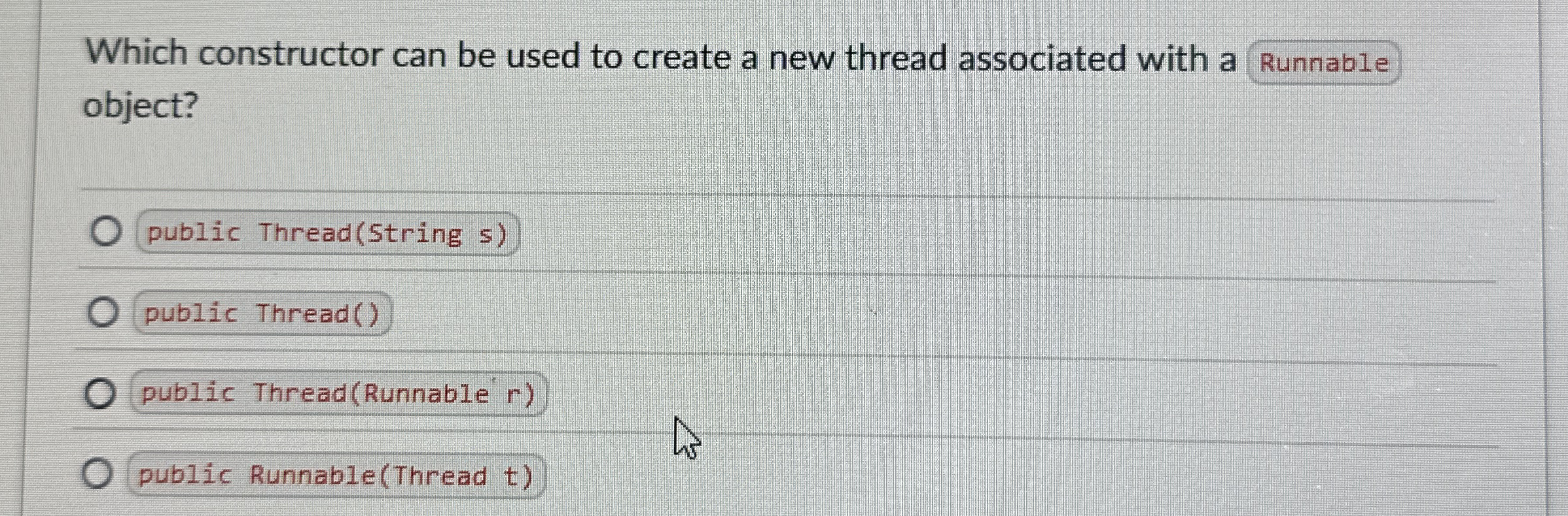 Java which constructor can be used to create a