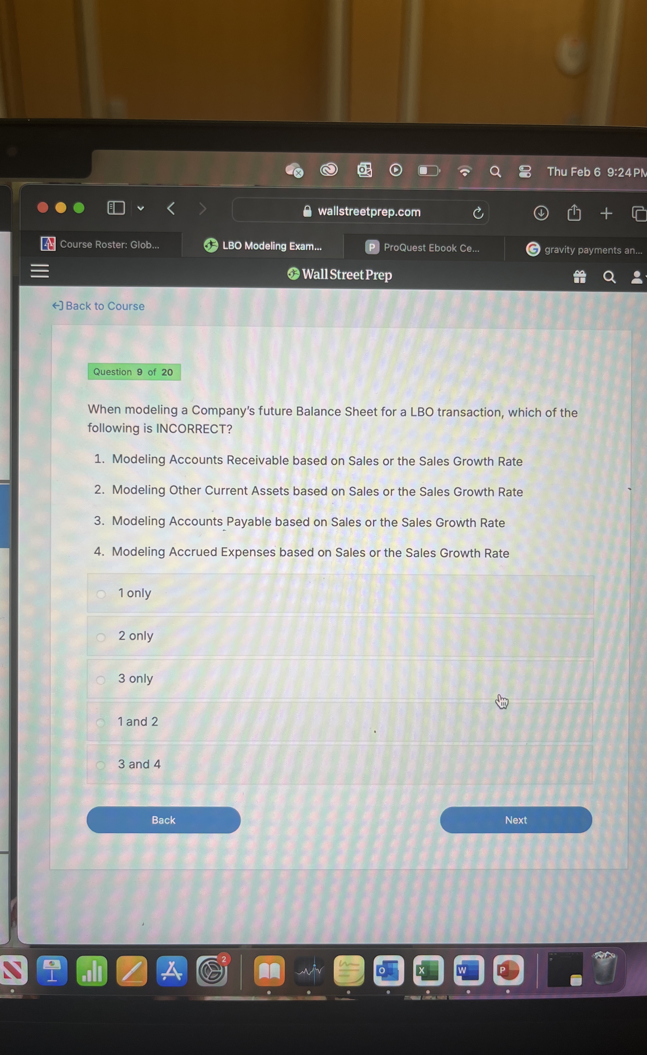 Thu Feb 6 9 : 2 4 PN wallstreetprep.com Course