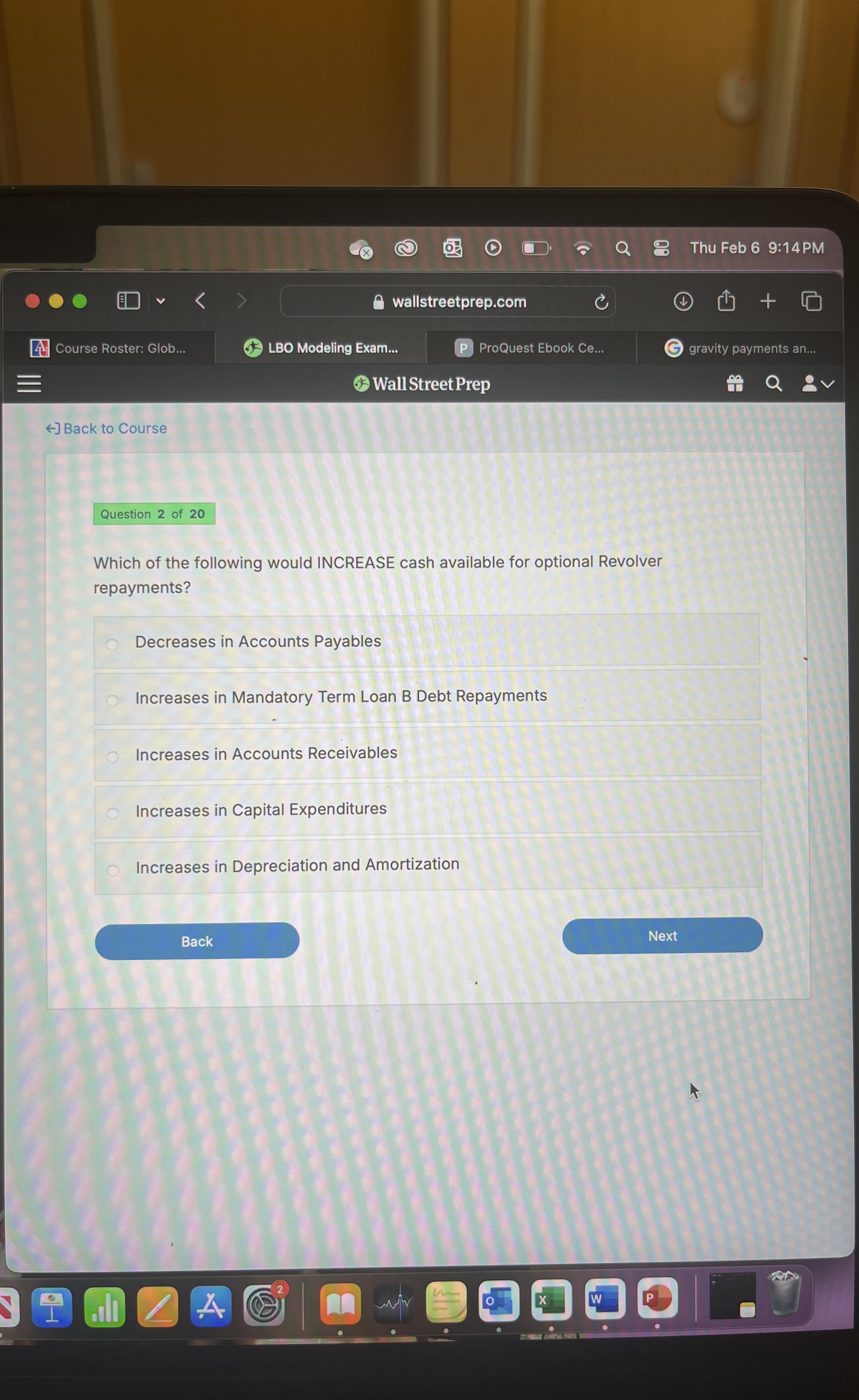 Thu Feb 6 9 : 1 4 PM wallstreetprep.com Course
