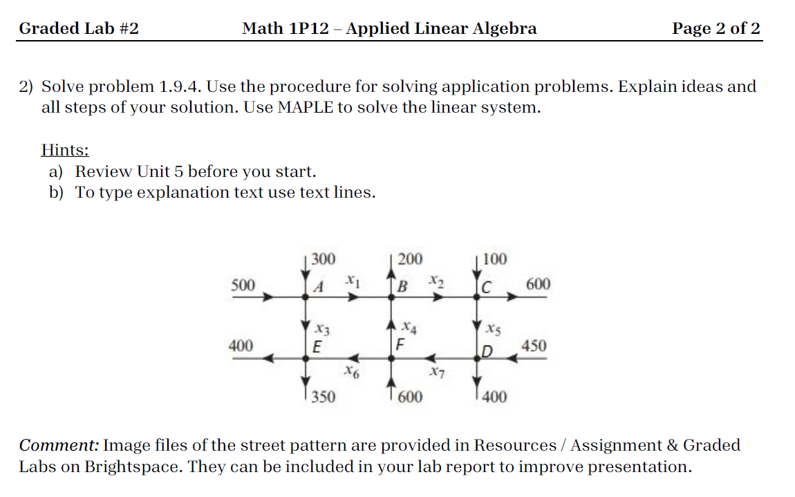 2 ) Solve problem 1 . 9 . 4 . Use the procedure