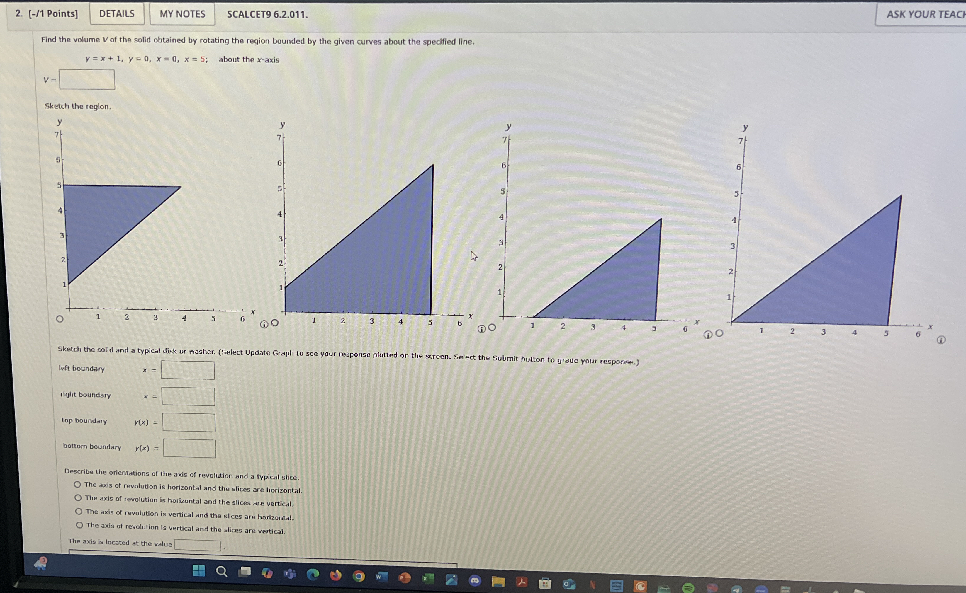 [ - / 1 Points ] SCALCET 9 6 . 2 . 0 1 1 . ASK