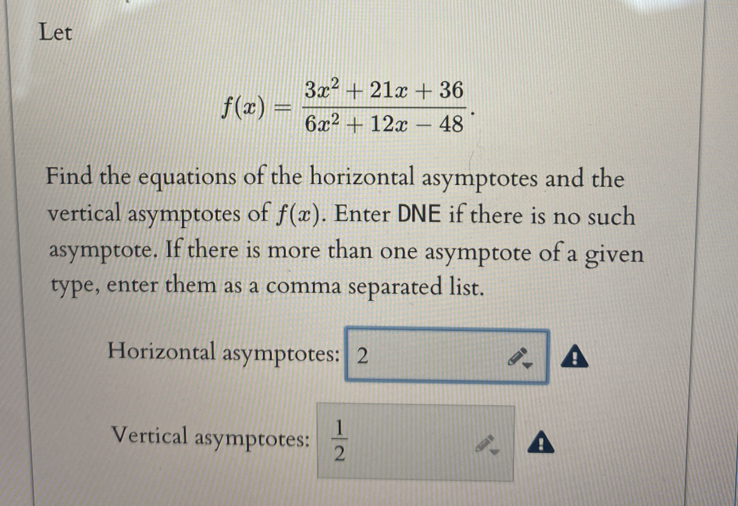 Let f ( x ) = 3 x 2 2 1 x 3 6 6 x 2 1 2 x - 4 8