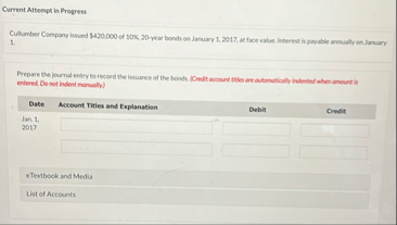 Current Attempt is Progess 1 . Prepare the