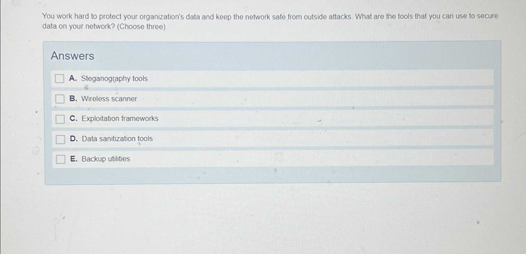 You work hard to protect your organization's data