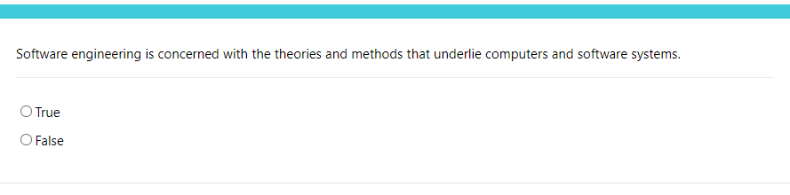 Software engineering is concerned with the
