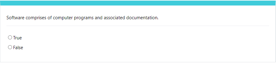 Software comprises of computer programs and