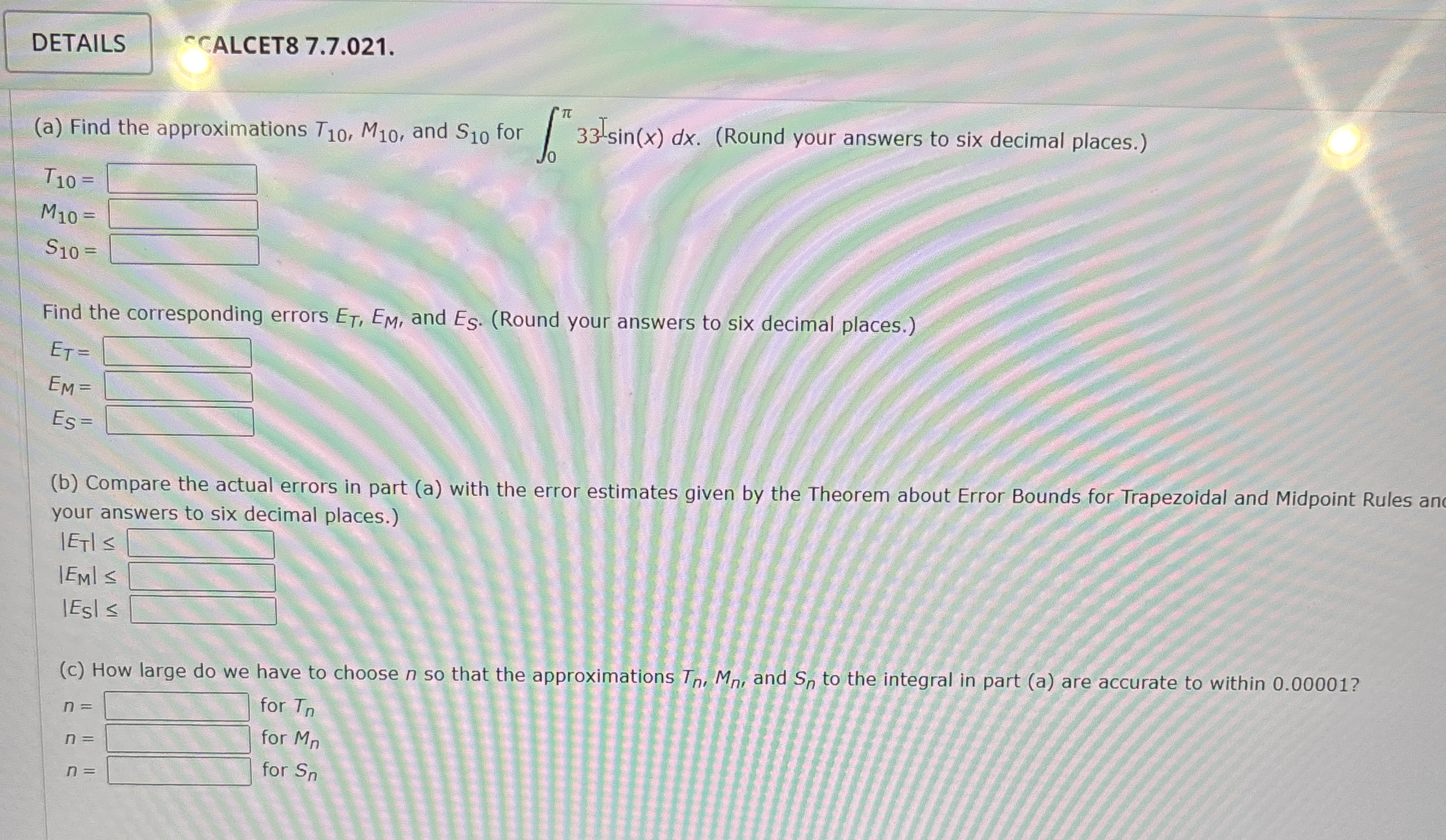 CALCET 8 7 . 7 . 0 2 1 . ( a ) Find the