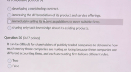 developing a nonbinding contract. incressing the