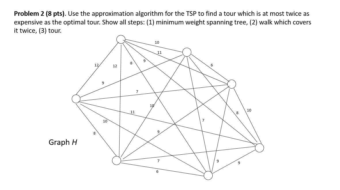 Problem 2 ( 8 pts ) . Use the approximation