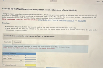 limar nlaly Exercise 1 5 - 1 5 ( Aigo ) Sales - 5