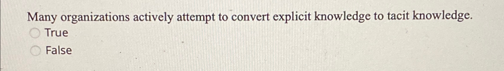 Many organizations actively attempt to convert