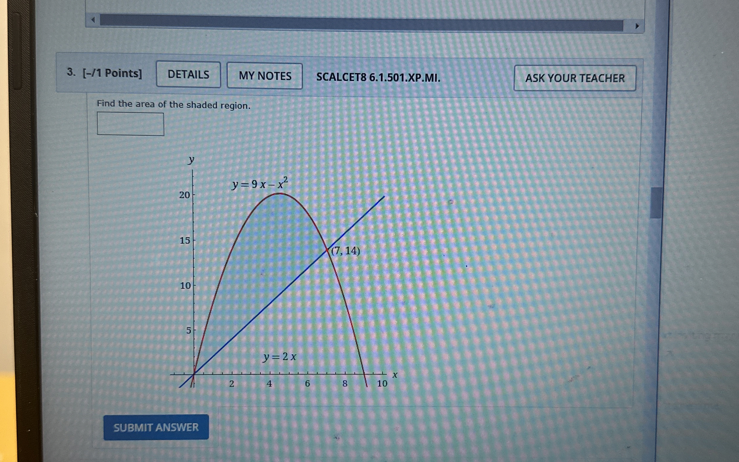 [ - / 1 Points ] SCALCET 8 6 . 1 . 5 0 1 . XP .