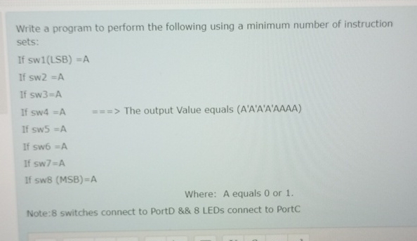 Write a program to perform the following using a
