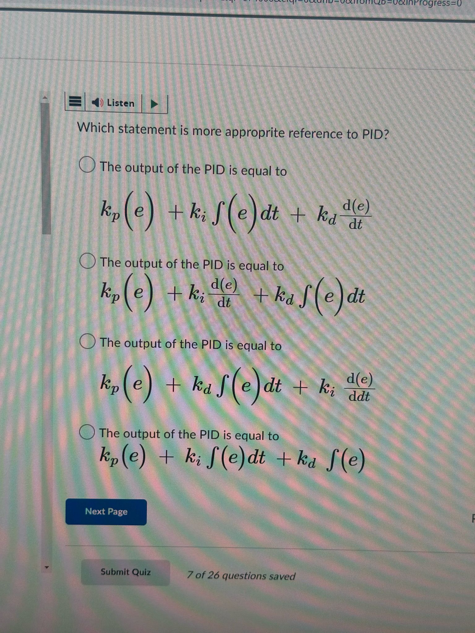 Which statement is more approprite reference to