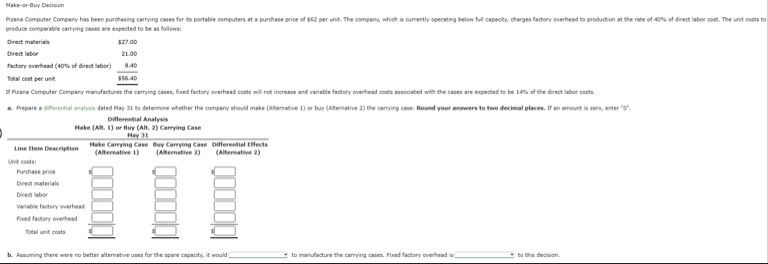 A . Prepare a differential analysis dated may 3 1