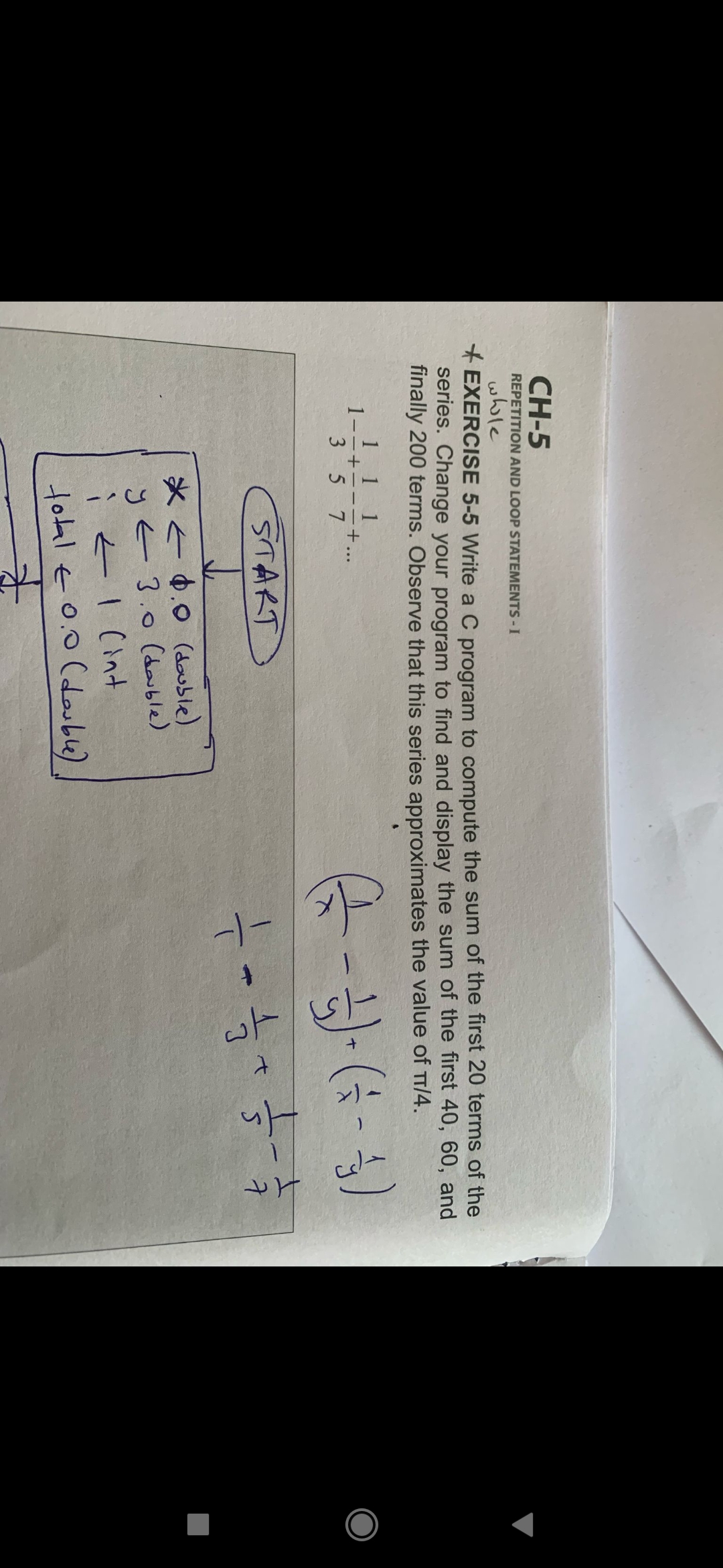 CH - 5 write this c program using while loop