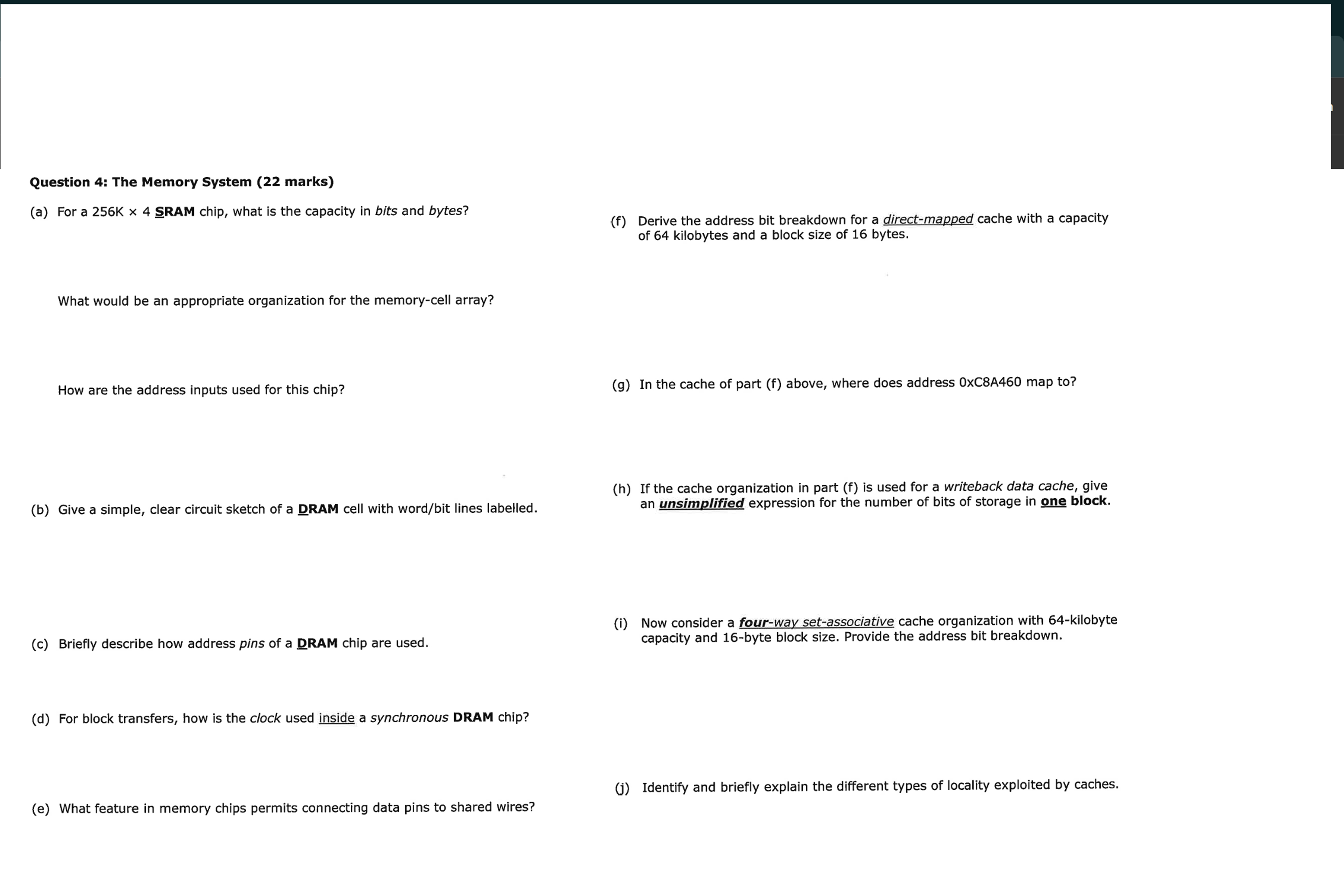 executed. Write logic expressions for the control