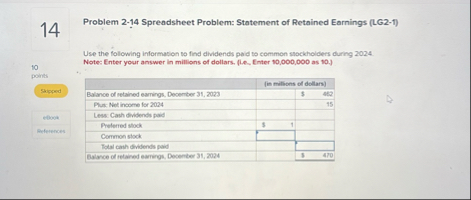 1 4 Problem 2 - 1 4 Spreadsheet Problem: