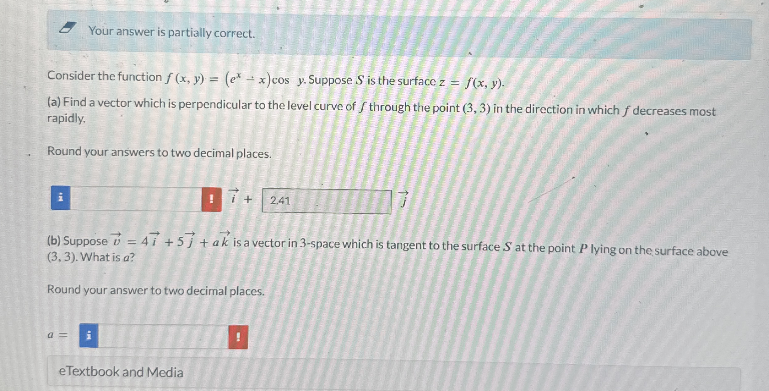 Your answer is partially correct. Consider the